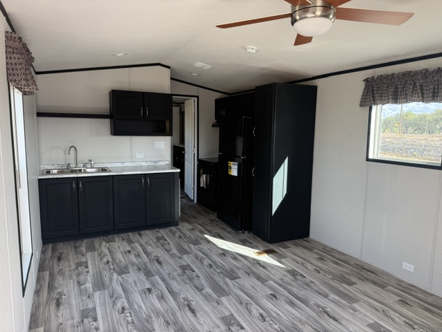Solana 1 bedroom tiny home kitchen