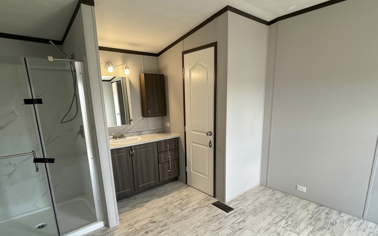 The Field House workforce housing unit — private crew room interior, photo 6