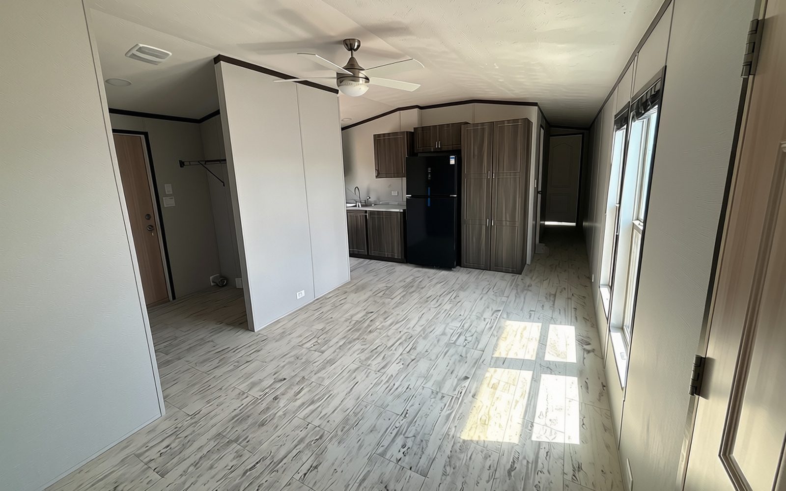 The Field House workforce housing unit — private crew room interior, photo 2