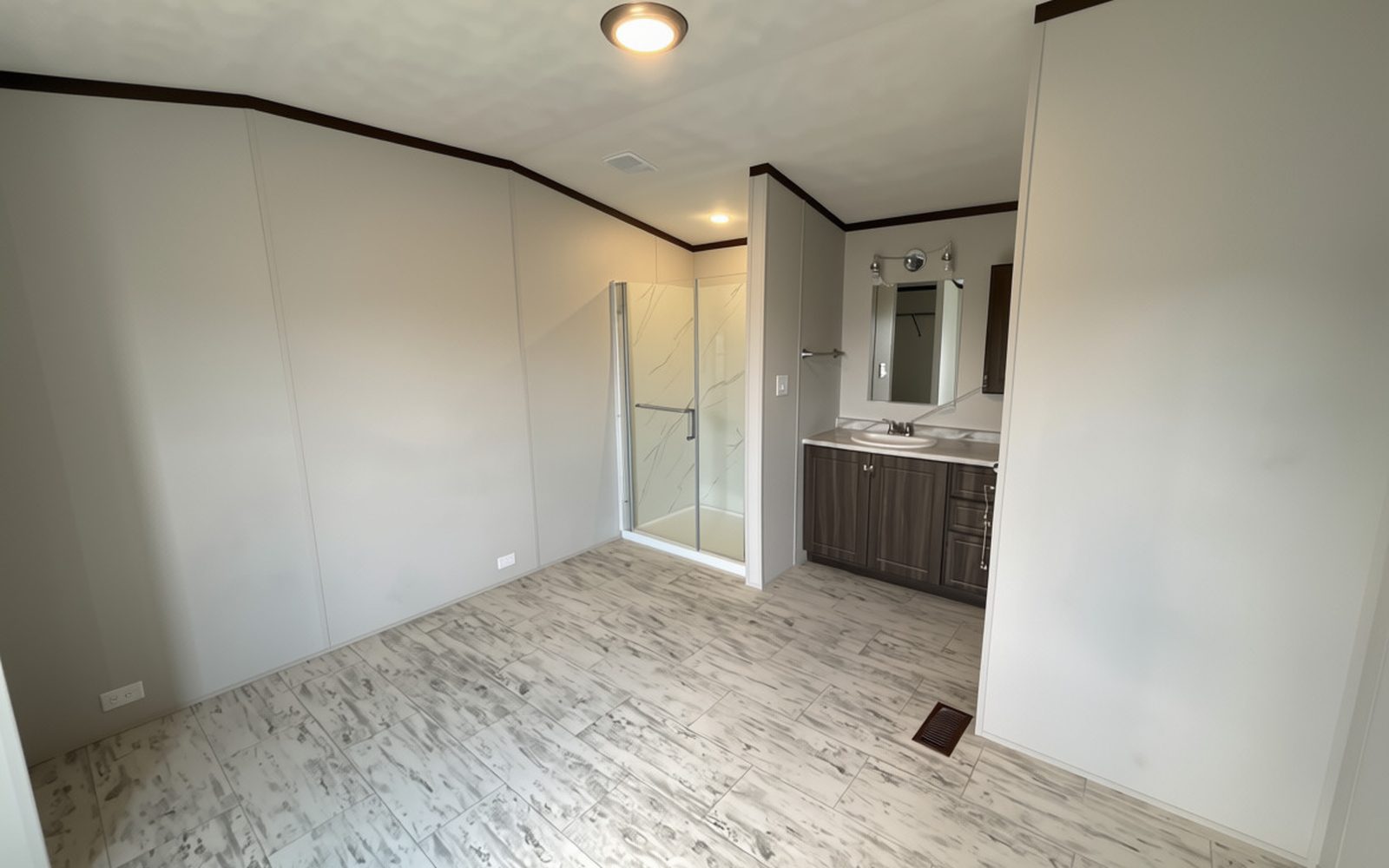 The Field House workforce housing unit — private crew room interior, photo 5