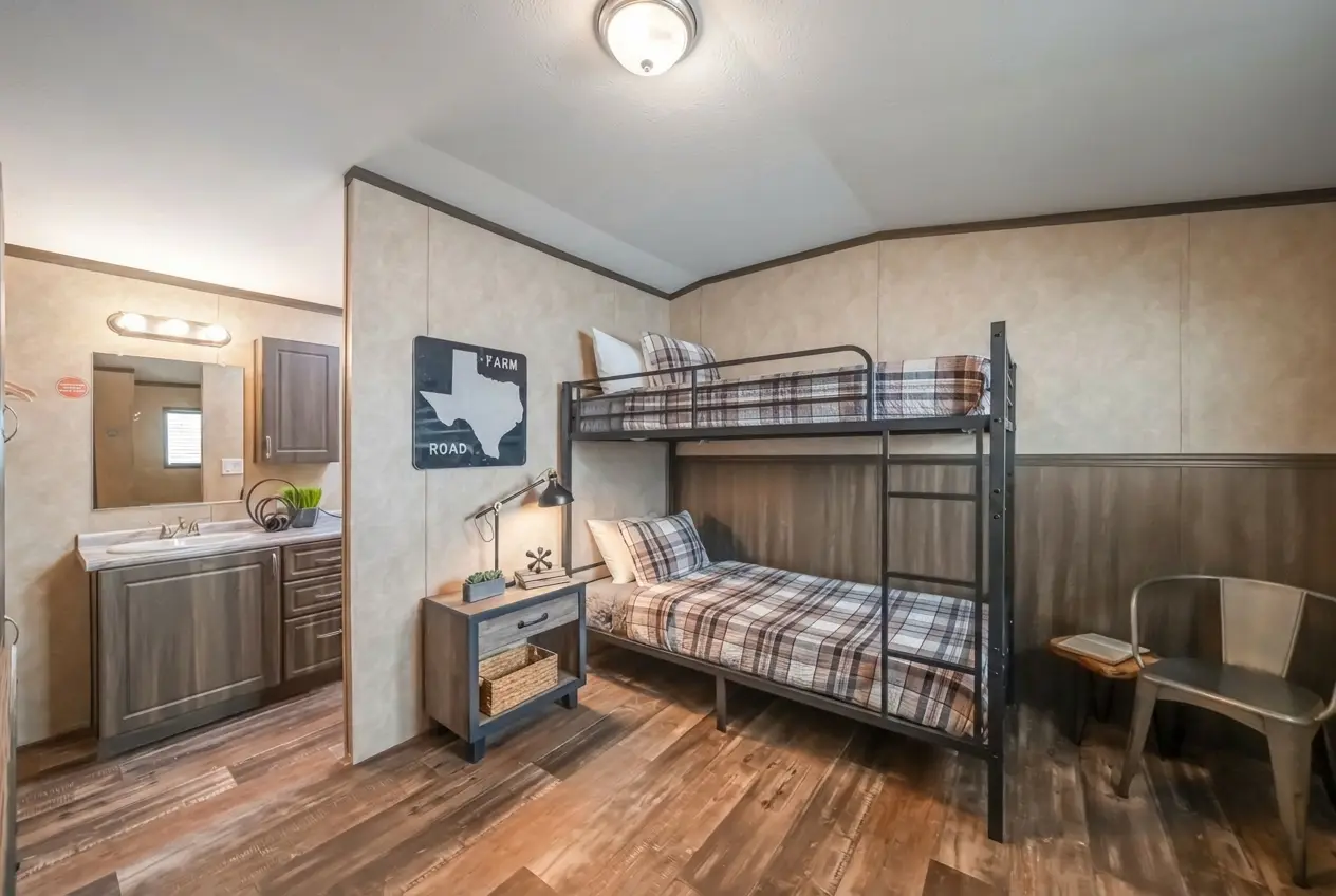 The Bunkhouse workforce housing unit — private crew room interior, photo 10