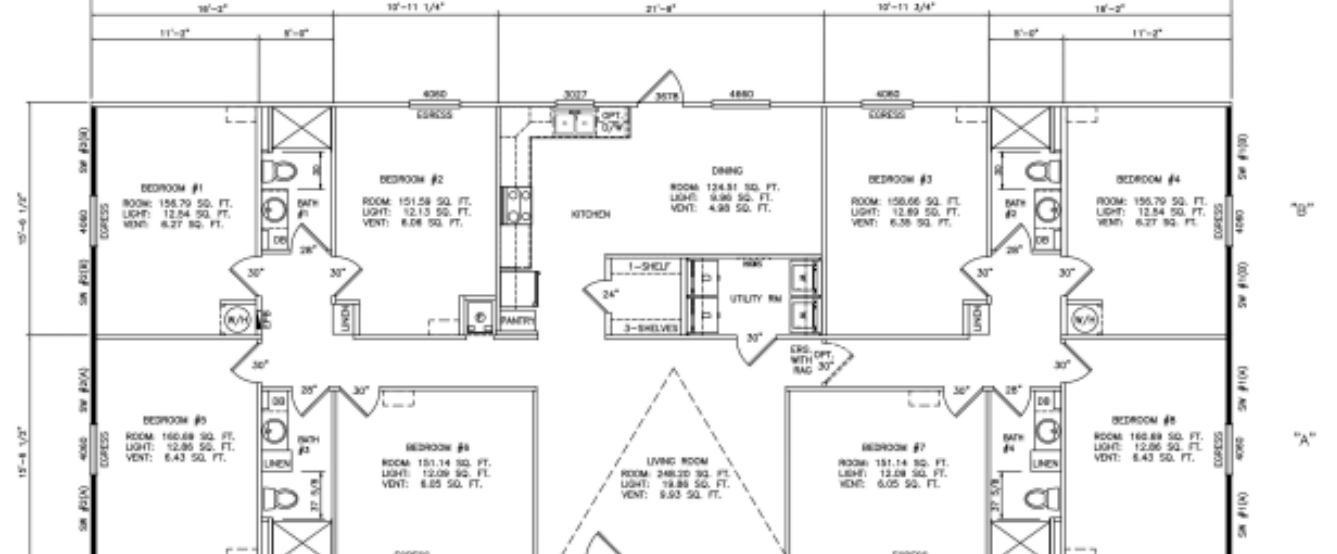 The Lodge workforce housing unit floor plan