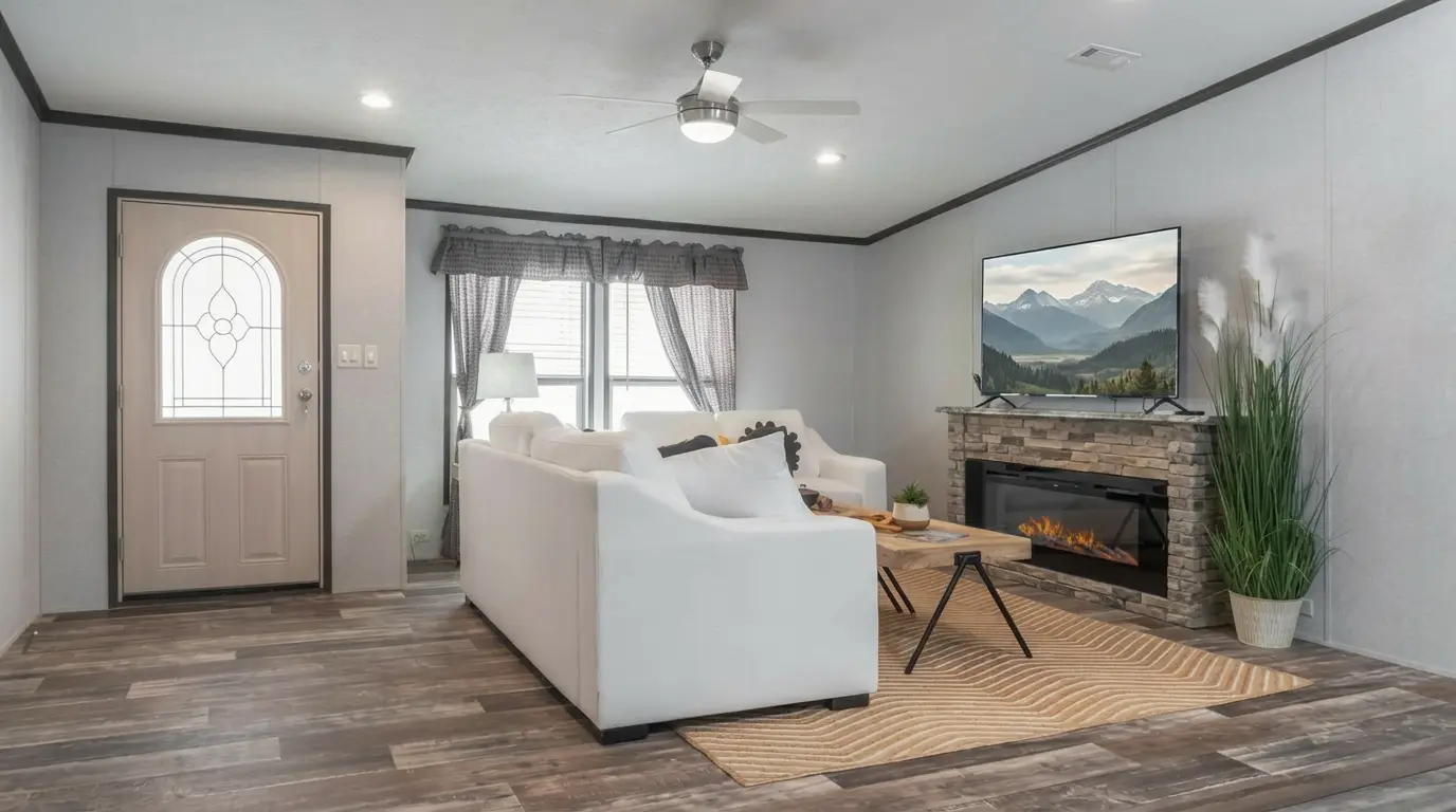 Florencia 4 bedroom doublewide manufactured home living room