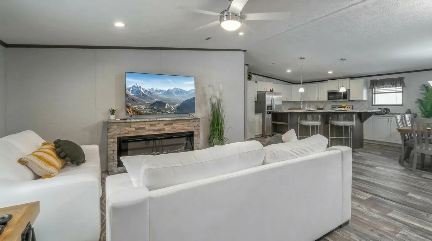 Florencia 4 bedroom doublewide manufactured home living room