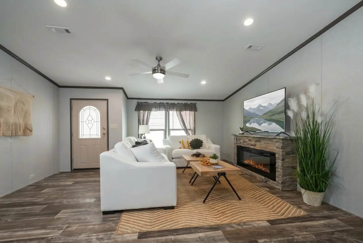 Florencia 4 bedroom doublewide manufactured home living room