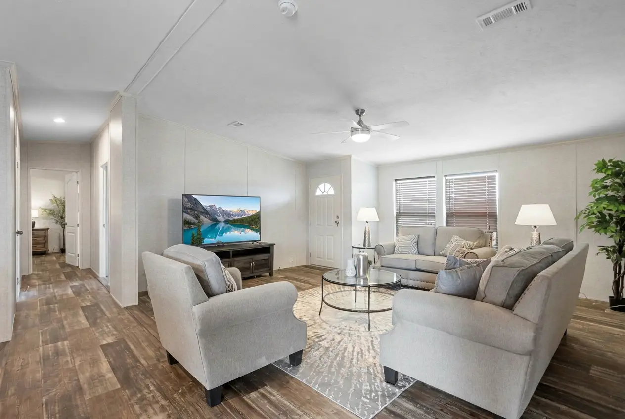 Sierra 4 bedroom doublewide manufactured home living room