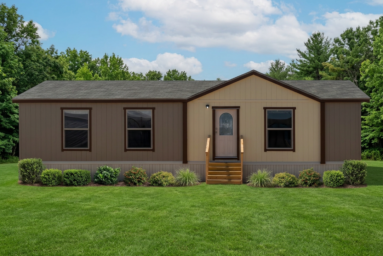 Encino 3 bedroom doublewide manufactured home exterior